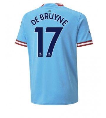 Manchester City Kevin De Bruyne #17 Hjemmedrakt 2022-23 Kortermet